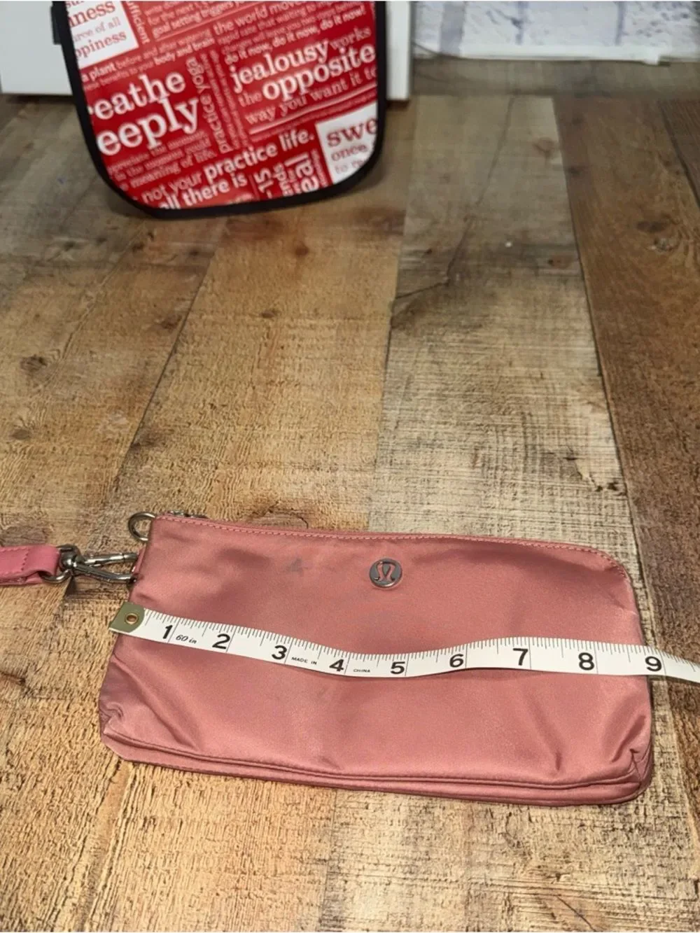 Lululemon Curved Wristlet Brier Rose